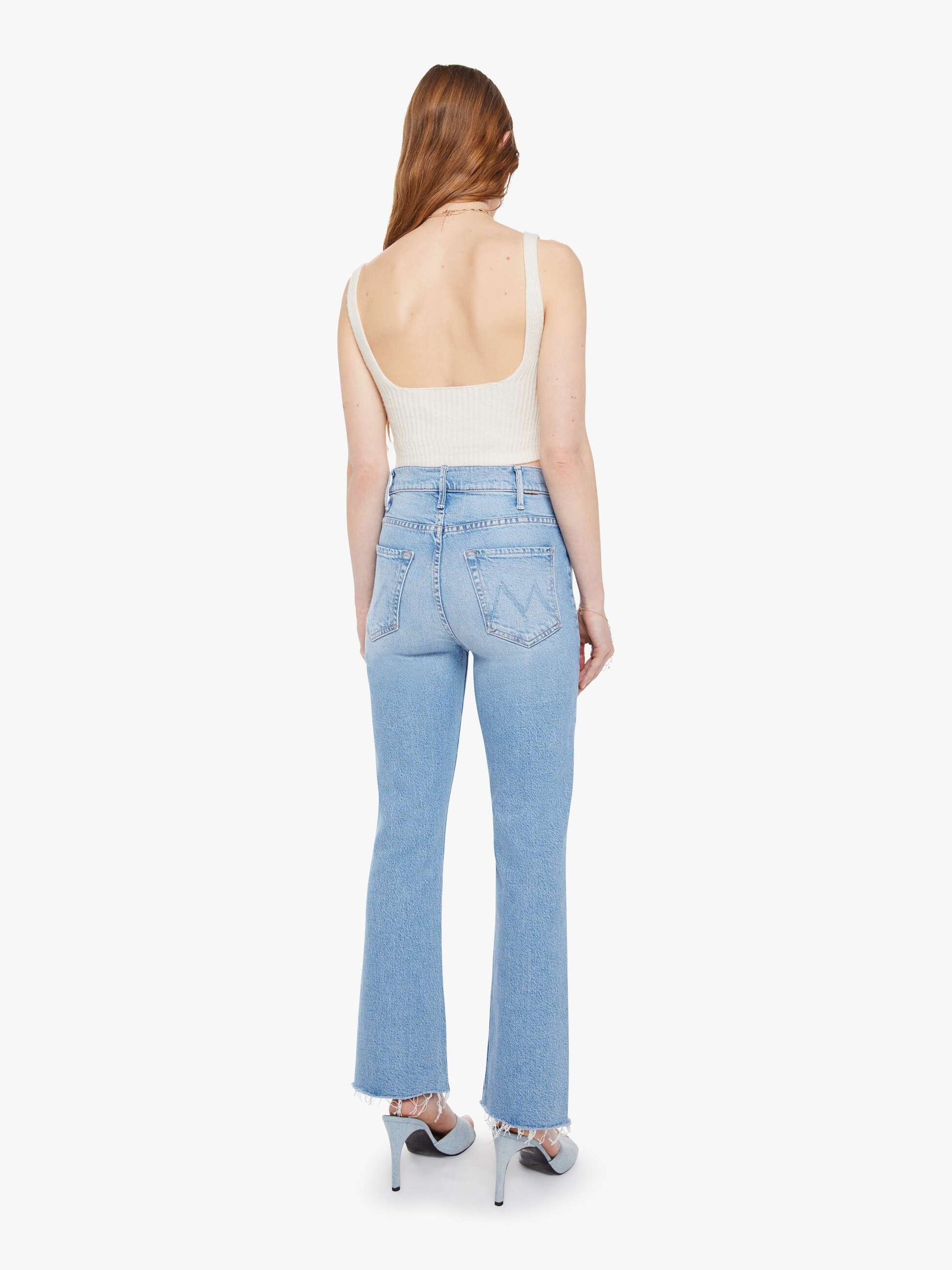 Mother Denim The Hustler Ankle Fray Sow Surreal