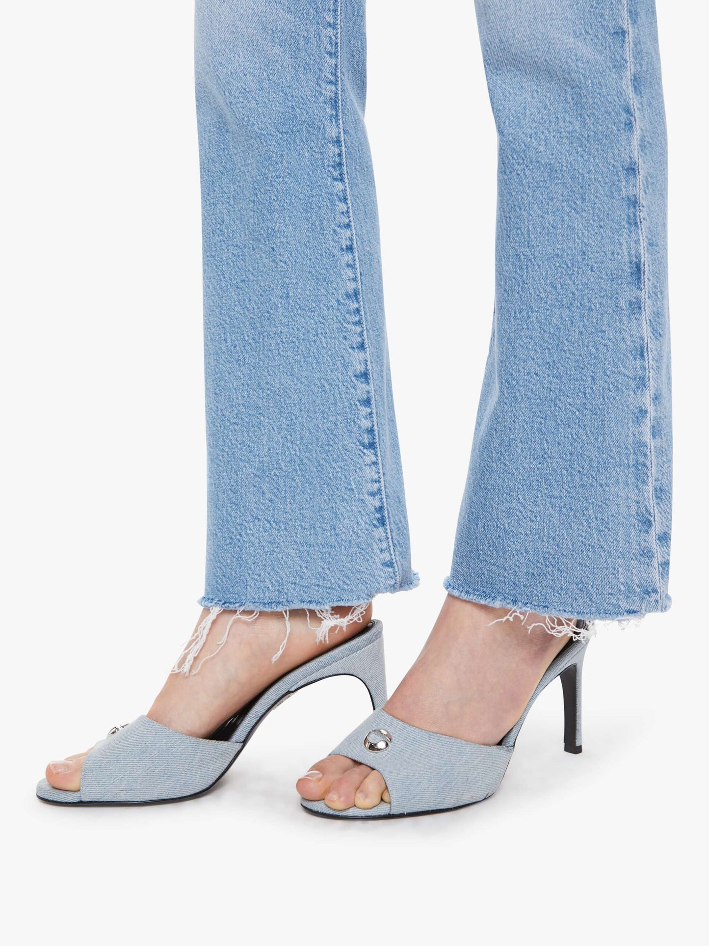 Mother Denim The Hustler Ankle Fray Sow Surreal