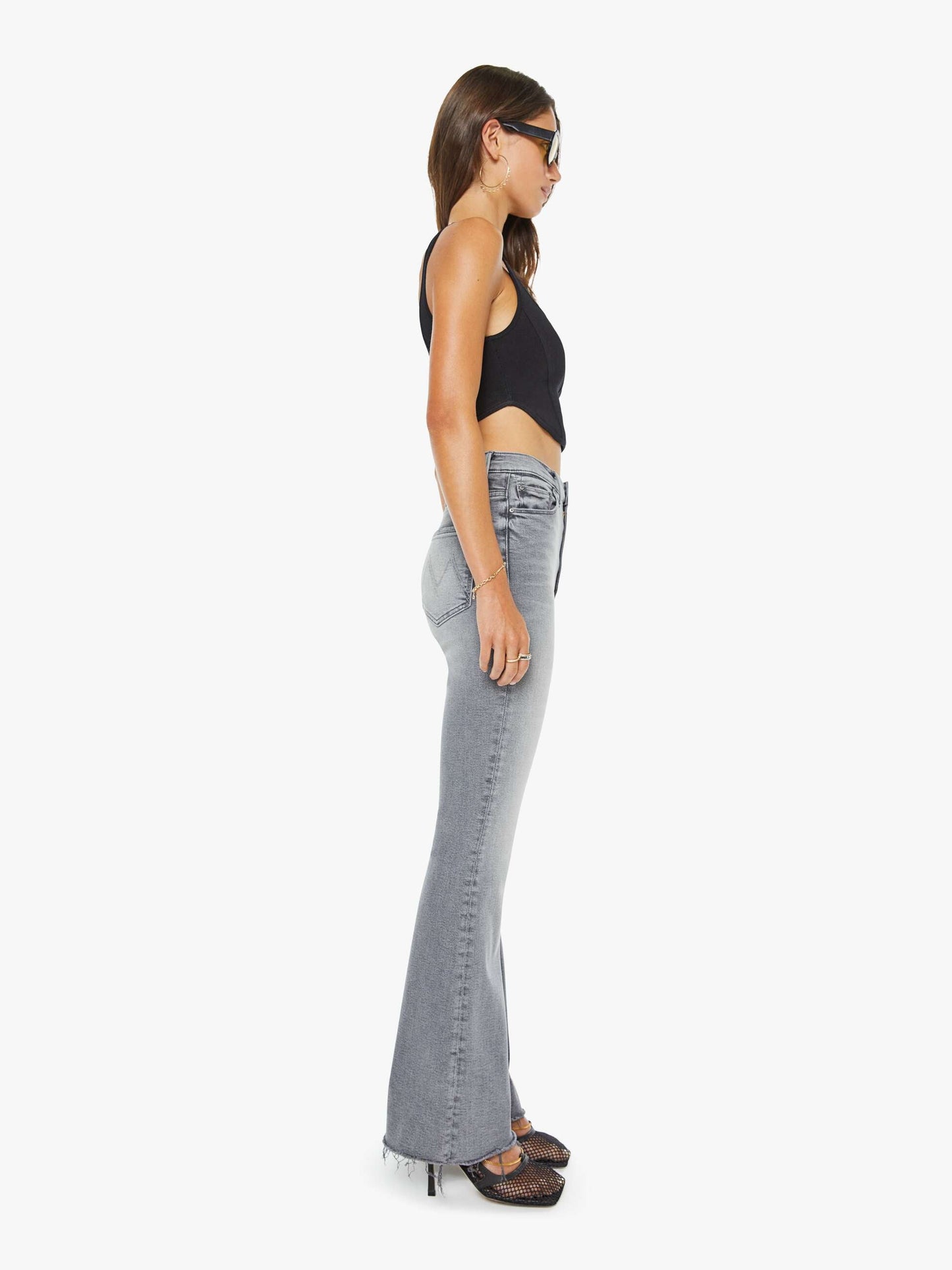 Mother Denim High Waisted Weekender Fray Catch Me Outside