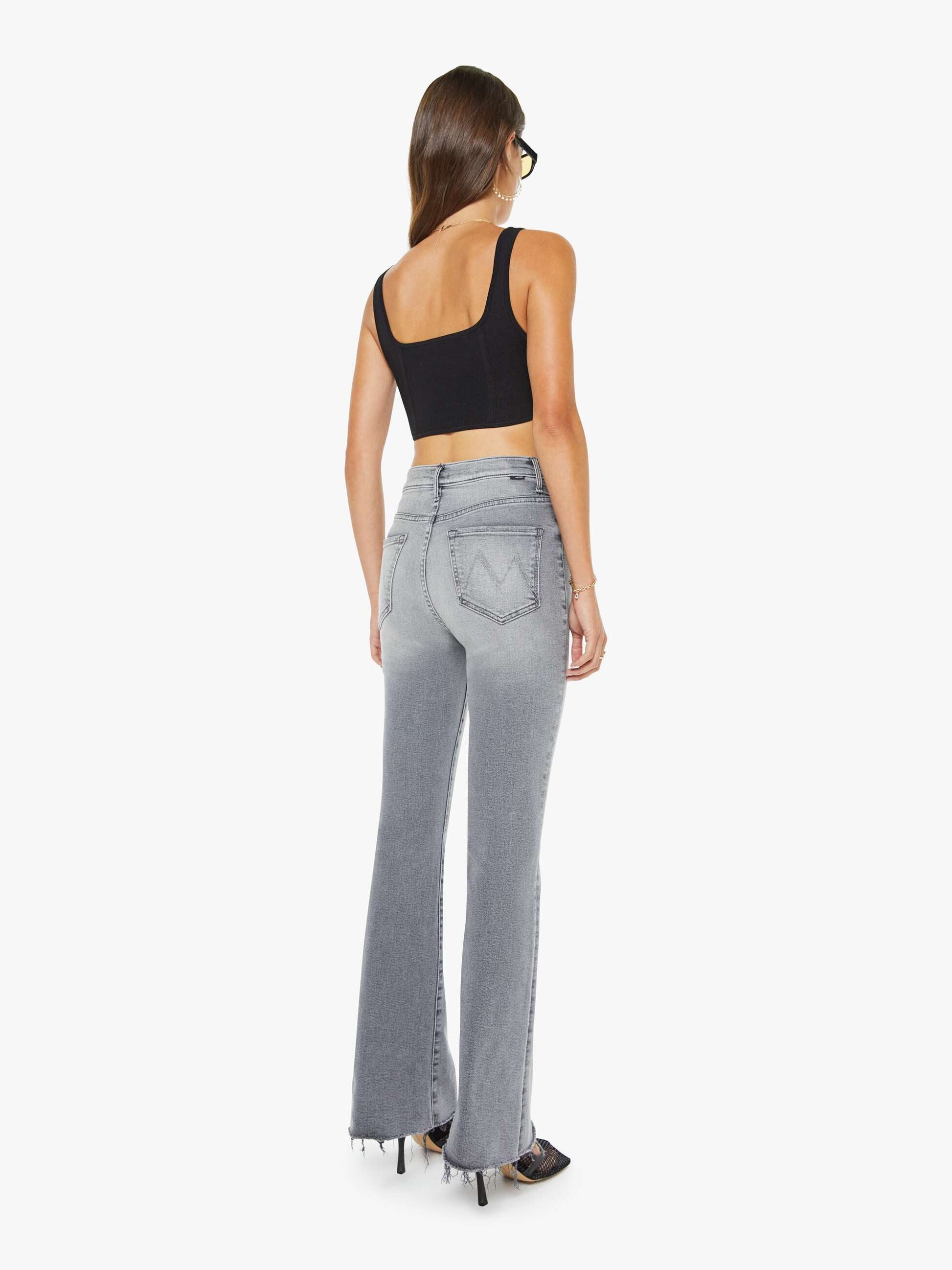 Mother Denim High Waisted Weekender Fray Catch Me Outside