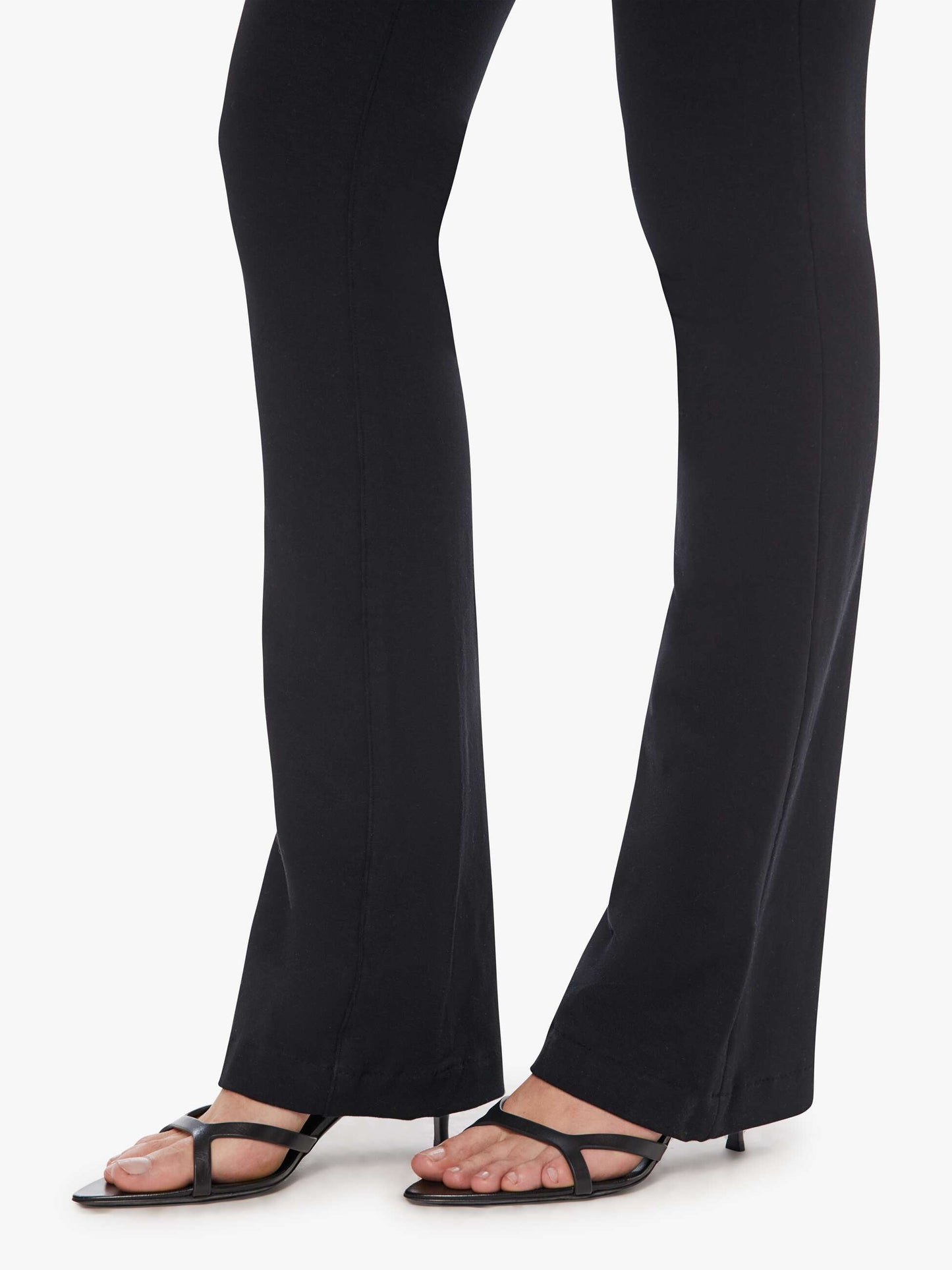 Mother Denim SPRWMN MICRO FLARE BLACK Black