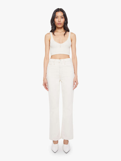 Mother Denim The Scooter Skimp White (Natural)
