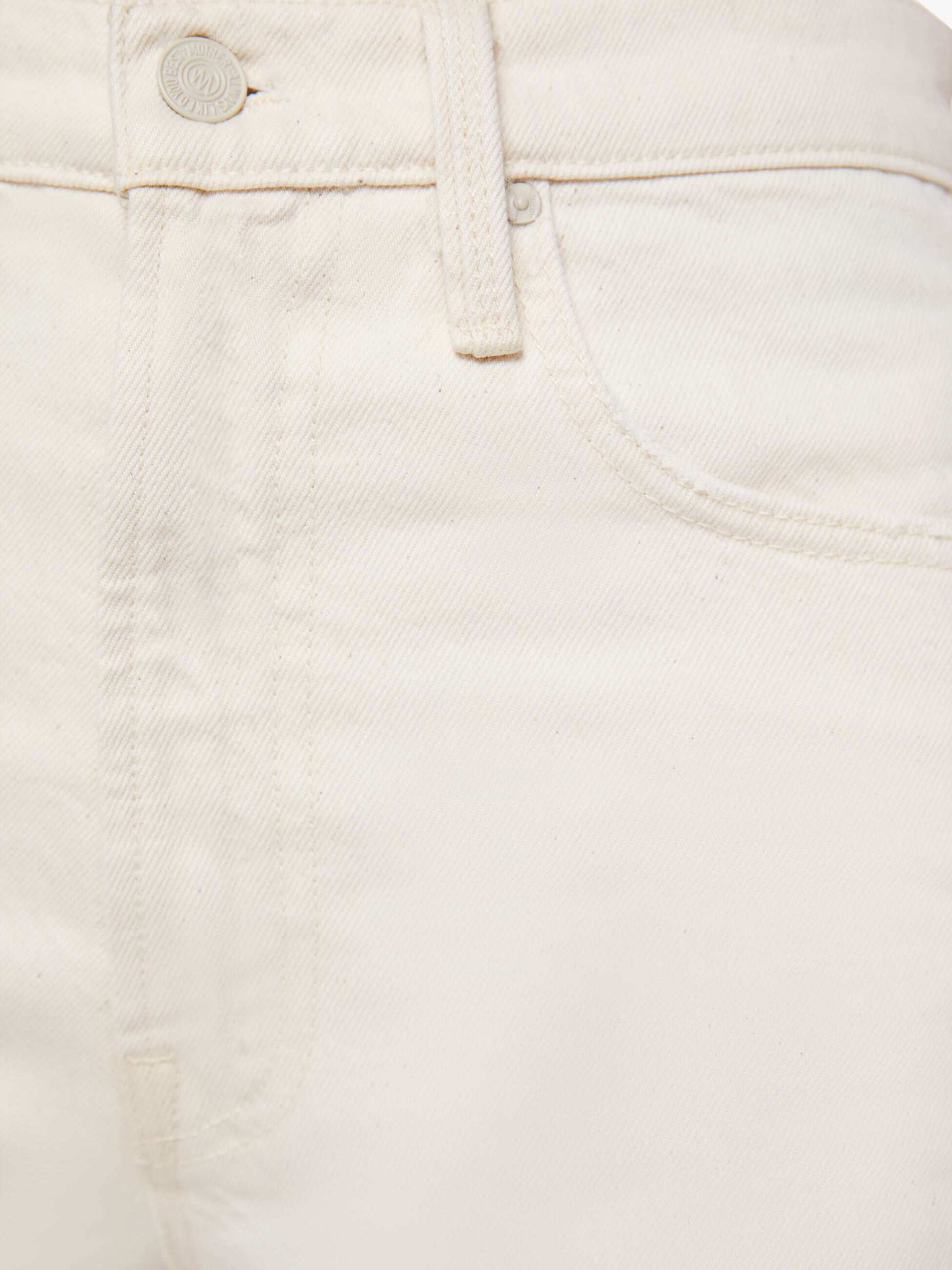 Mother Denim The Scooter Skimp White (Natural)