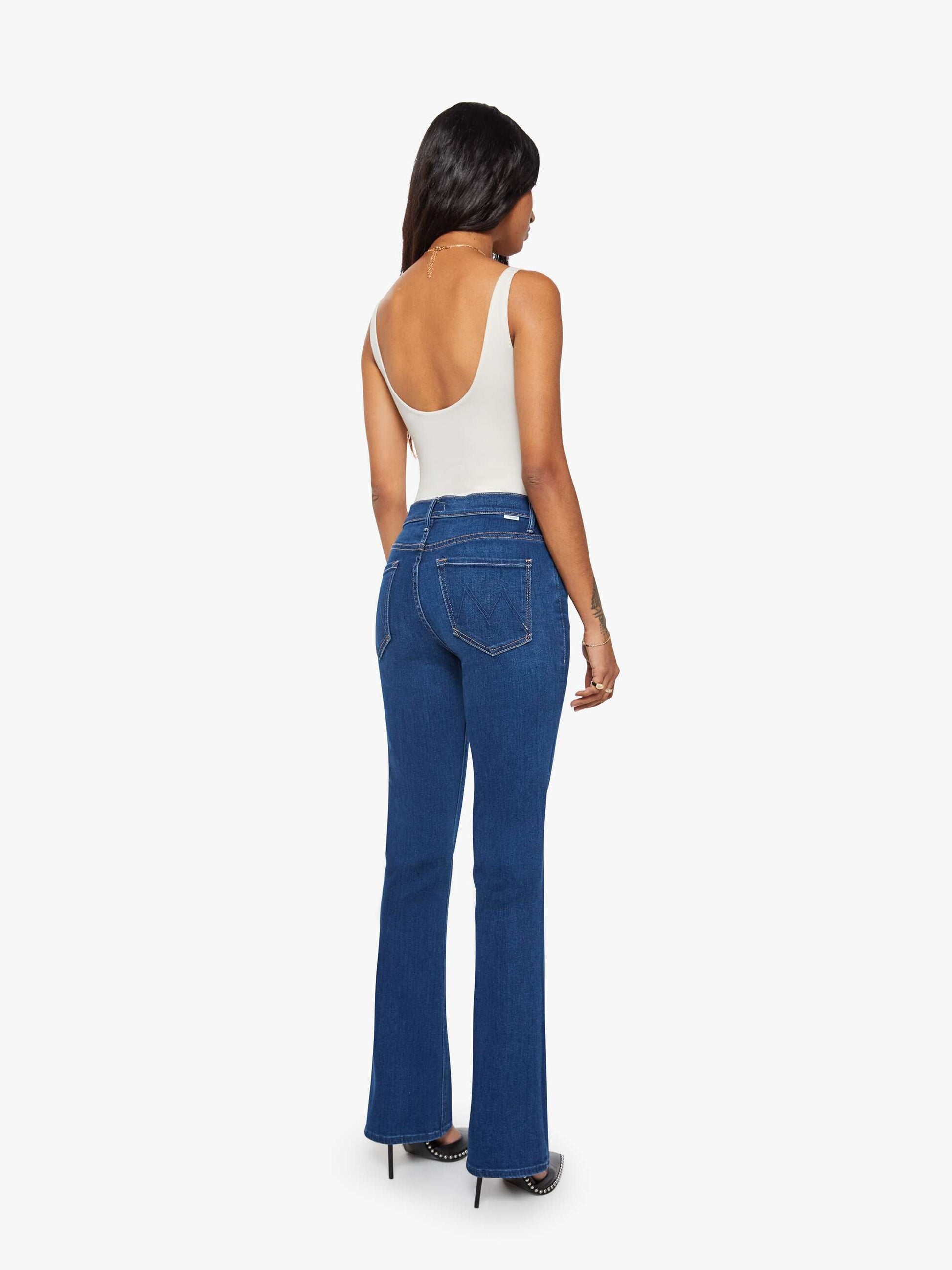 Mother Denim PETITES The Lil Runaway Blue (Navy)