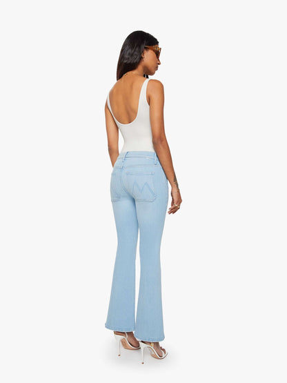 Mother Denim PETITES The Lil Patch Pocket Weekender Sauced By Six