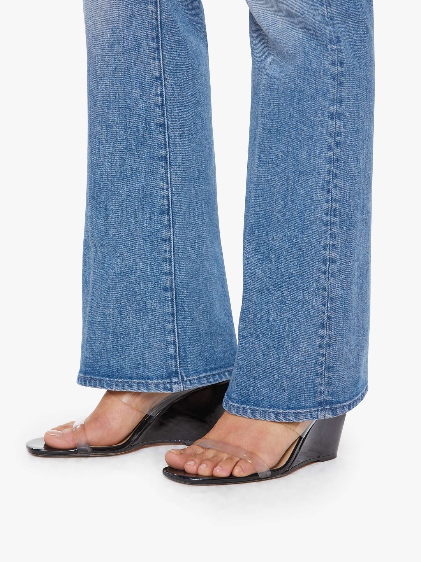 Mother Denim PETITES The Lil Outsider Skimp Blue (Medium)