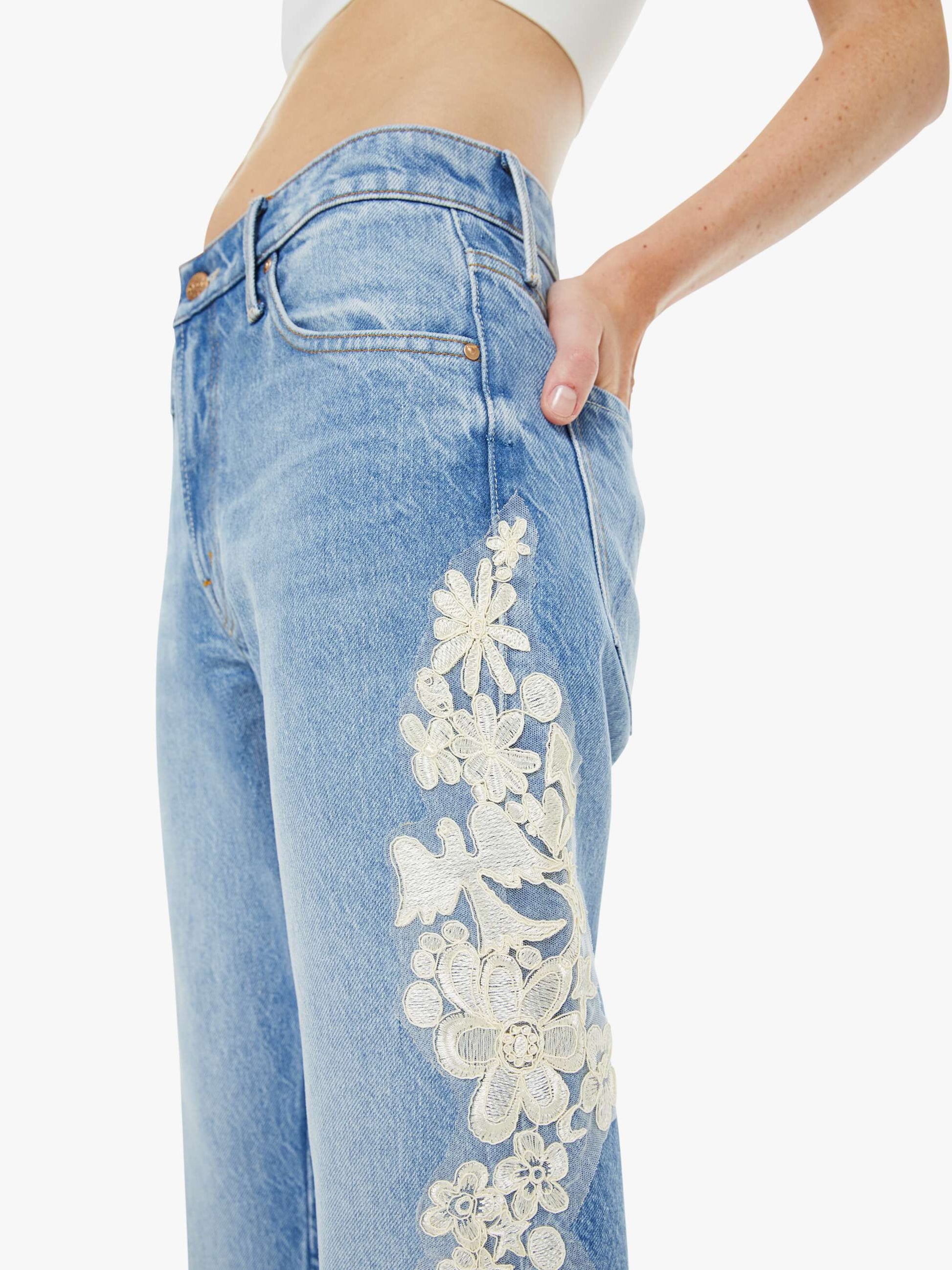 Mother Denim SNACKS! The Chomp Heel Wish Bone