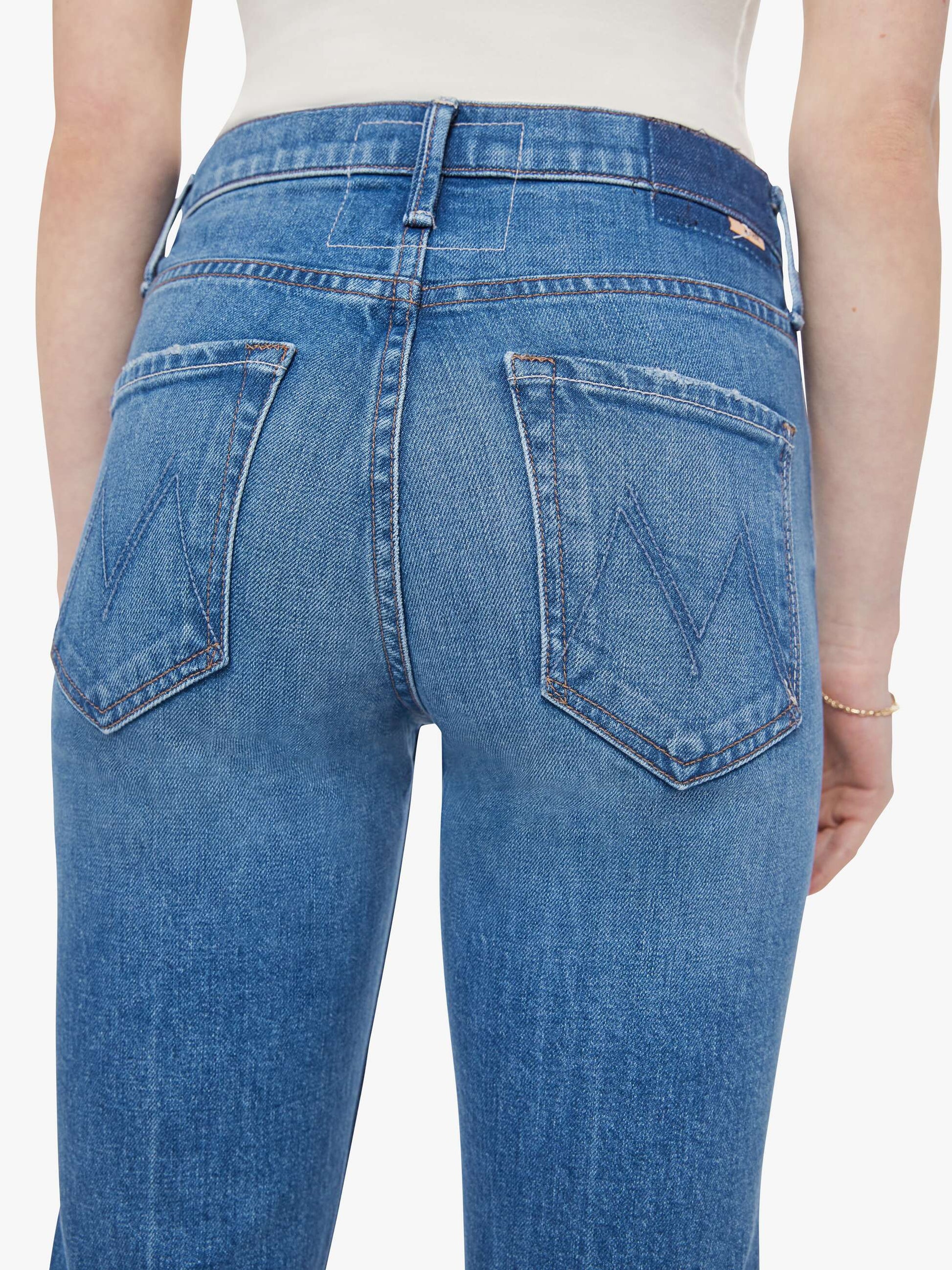 Mother Denim The Insider Ankle Blue (Medium)