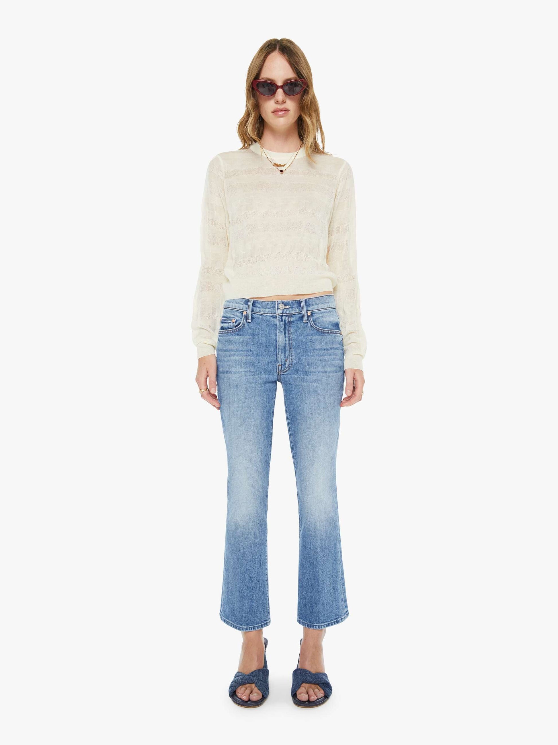 Mother Denim The Outsider Flood Heads Or Tails