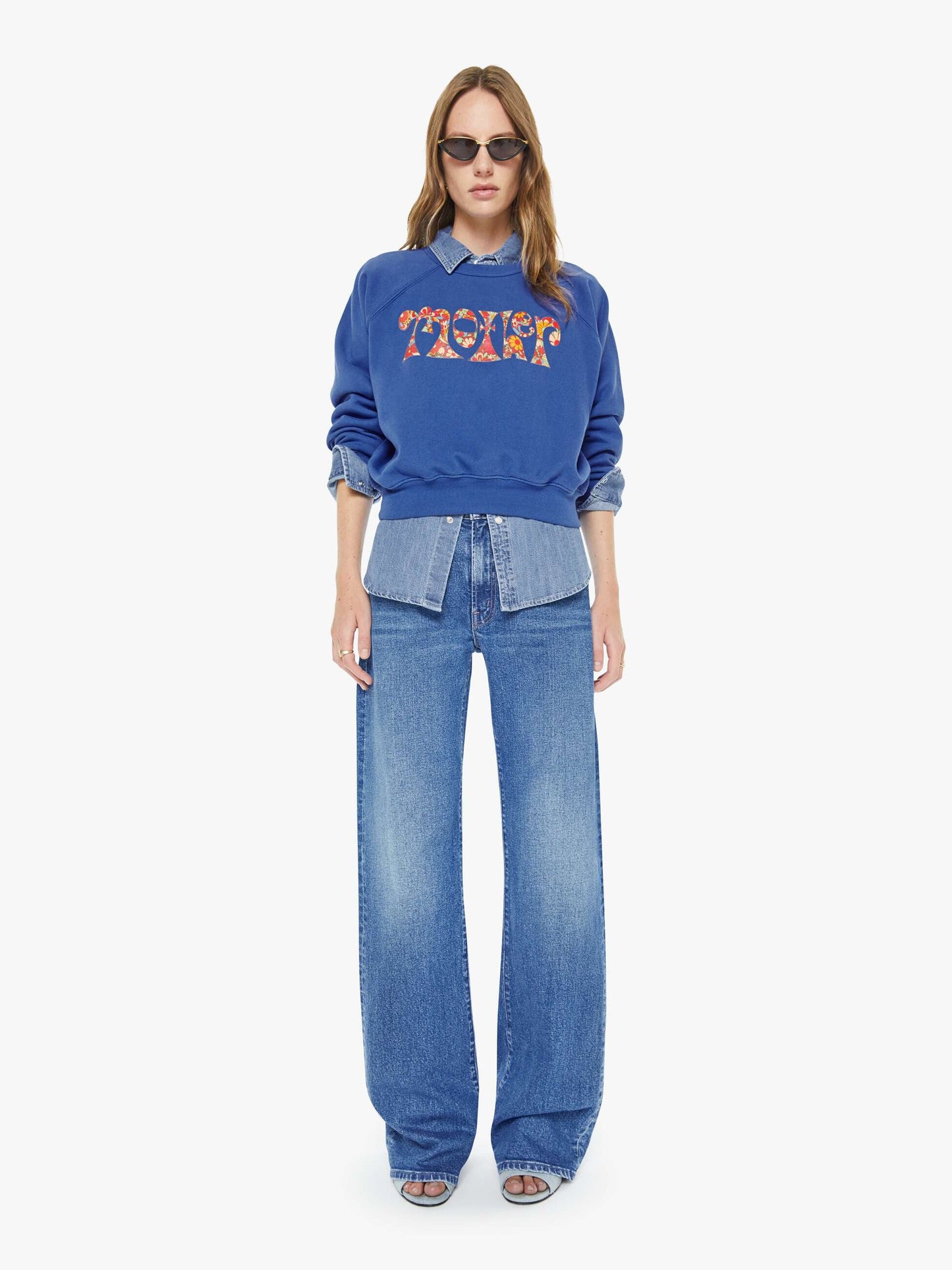 Mother Denim High Waisted Bookie Sneak Knick Knack Paddy Whack