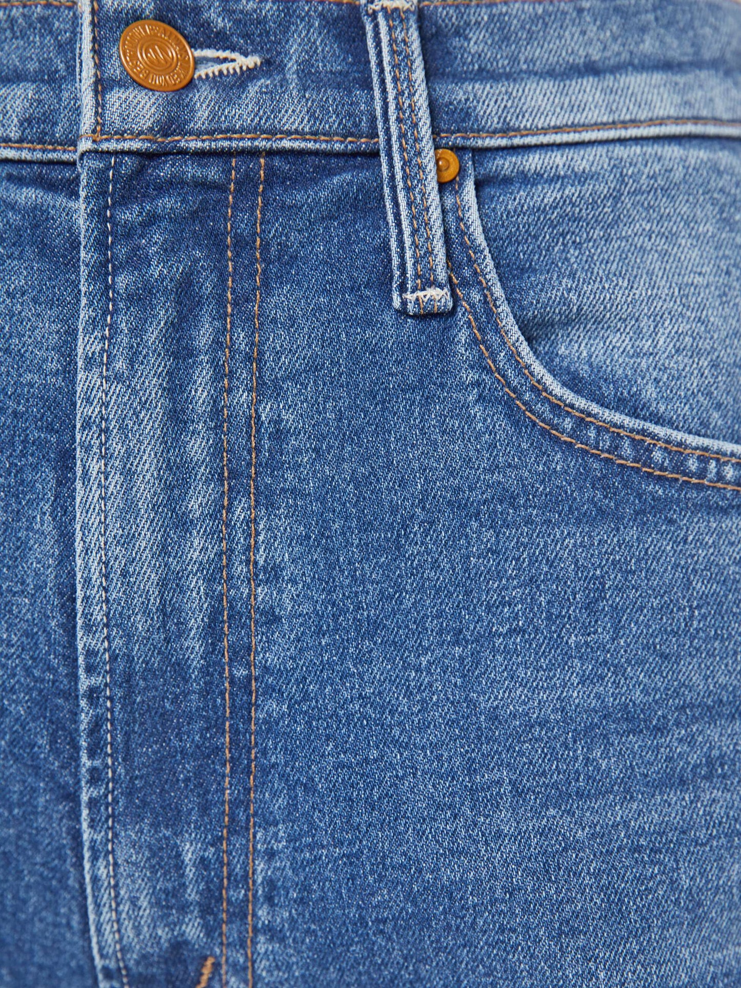 Mother Denim High Waisted Bookie Sneak Knick Knack Paddy Whack