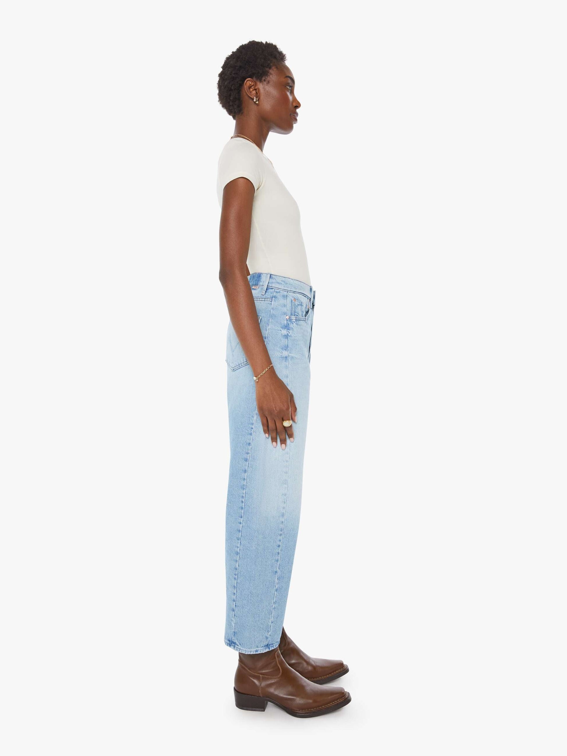Mother Denim The Half-Pipe Ankle Blue (Medium)