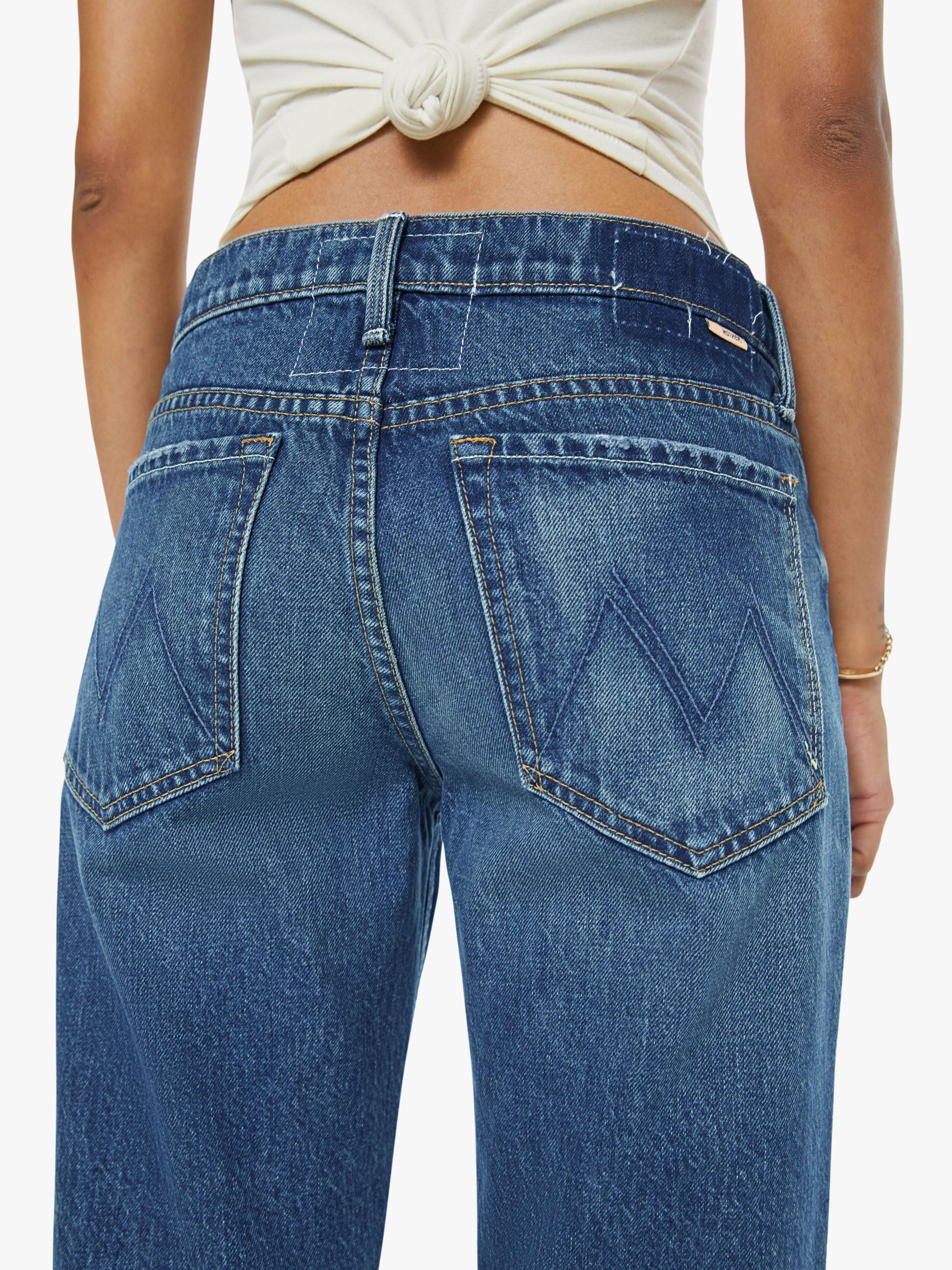 Mother Denim PETITES The Lil Reifler Blue (Medium)