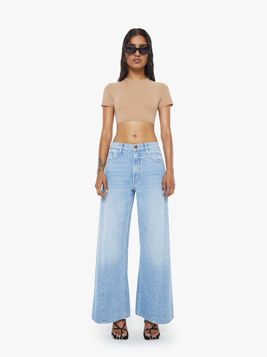 Mother Denim PETITES The Lil Lemon Twist Sneak Munchies