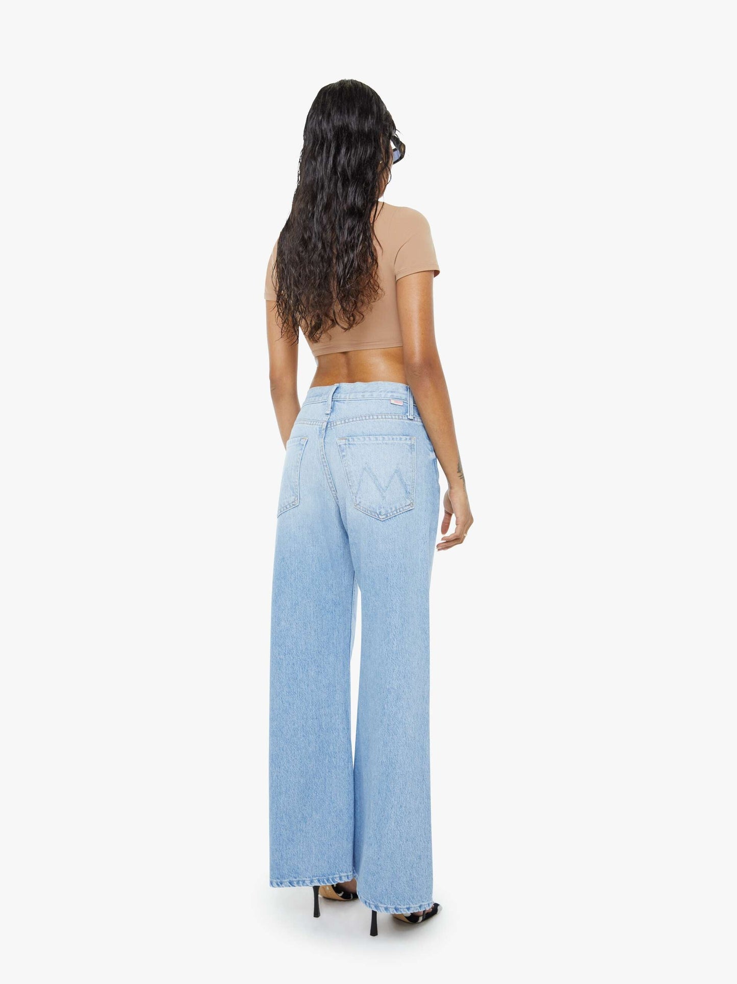 Mother Denim PETITES The Lil Lemon Twist Sneak Munchies