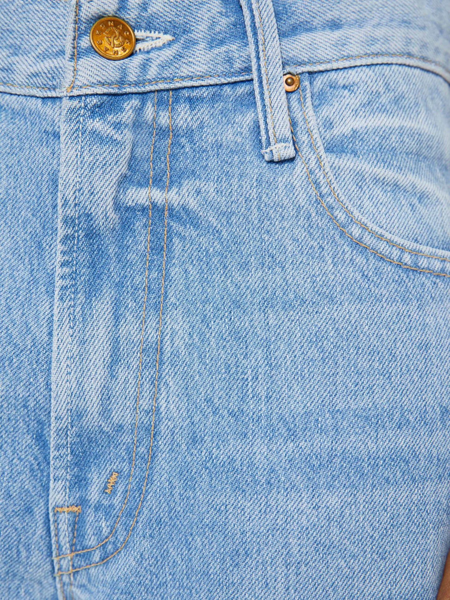 Mother Denim PETITES The Lil Lemon Twist Sneak Munchies