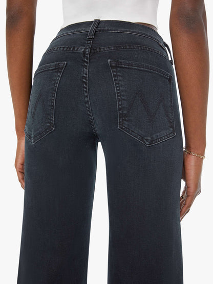 Mother Denim The Mid Rise Zip Rambler Ankle Black