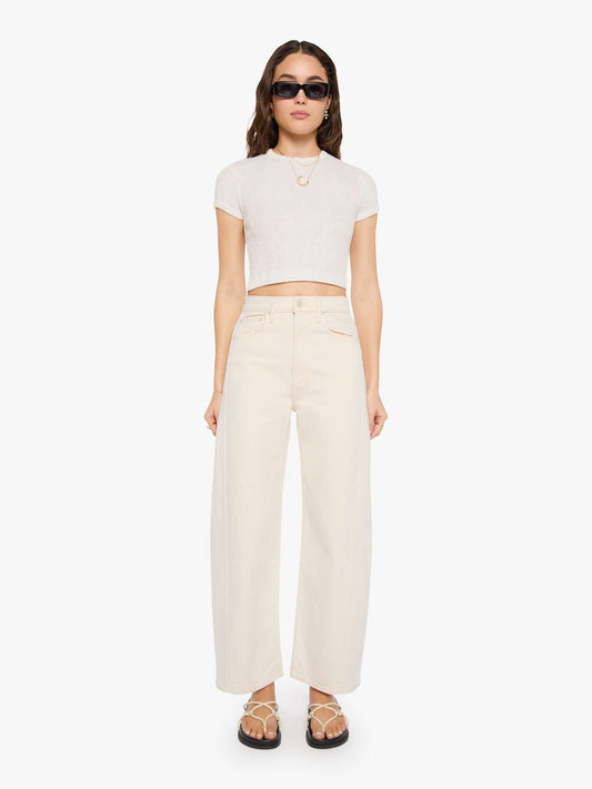 Mother Denim The Half-Pipe White (Natural)