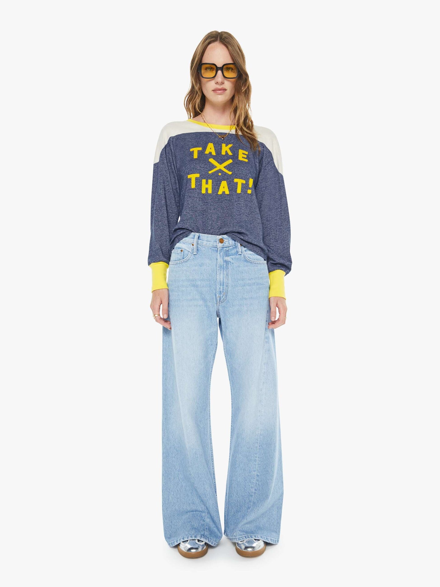 Mother Denim SNACKS! The Lemon Twist Sneak Munchies