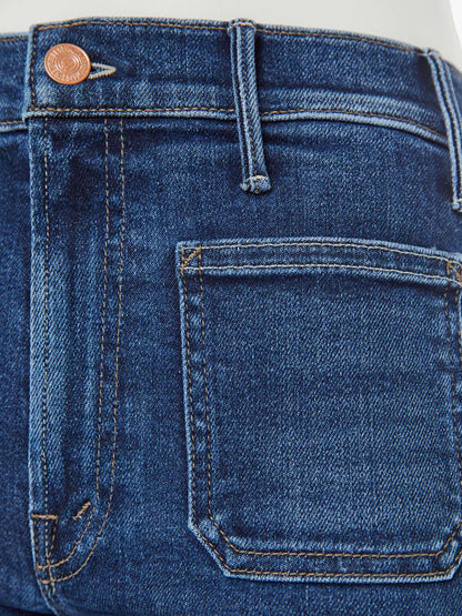 Mother Denim PETITES The Lil Hustler Roller Patch Pocket Skimp One Last Shot