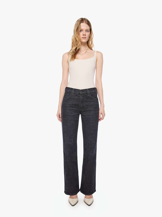 Mother Denim PETITES The Lil Reifler Black