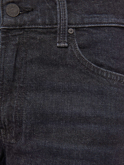 Mother Denim PETITES The Lil Reifler Black