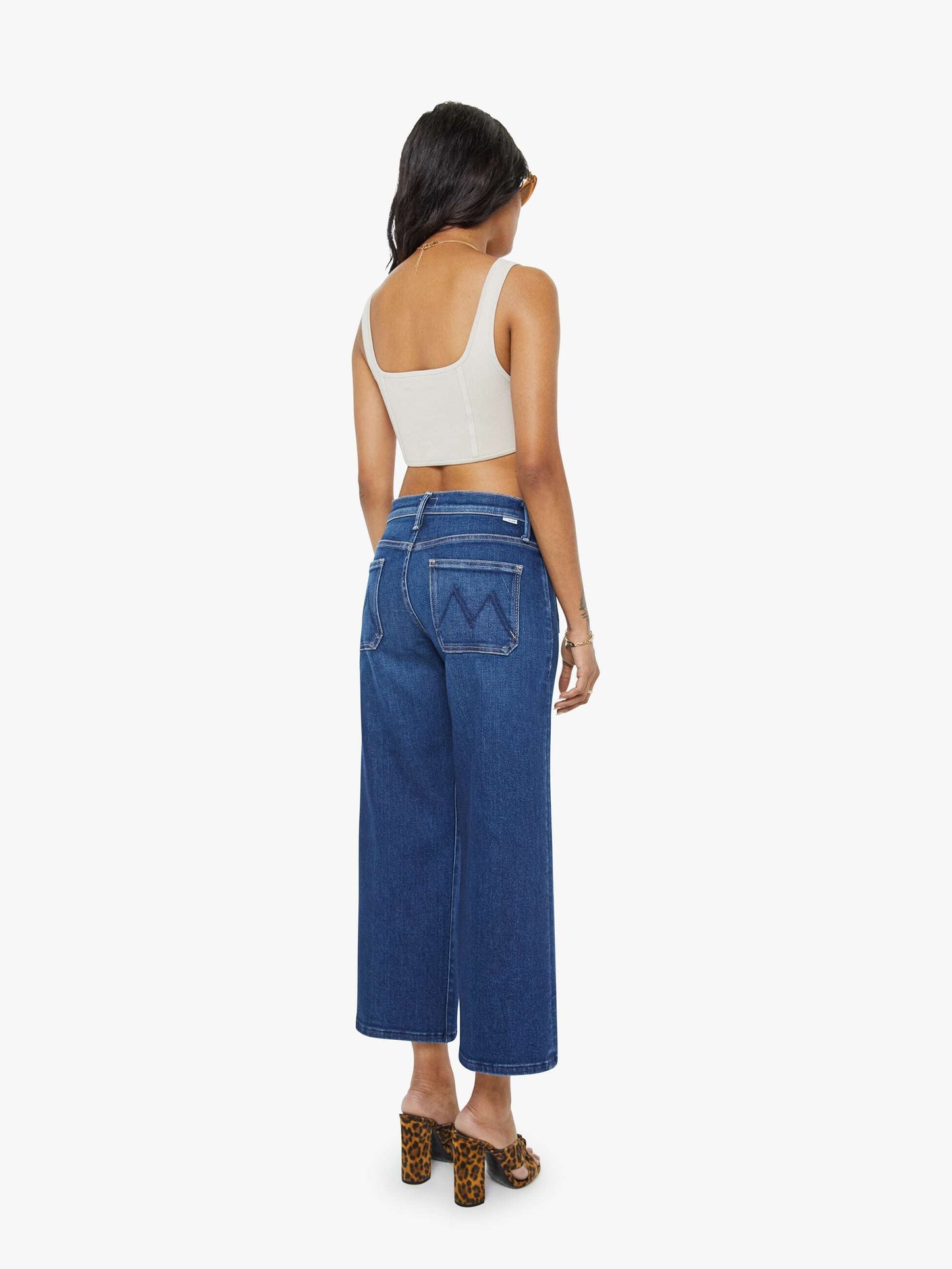 Mother Denim PETITES The Lil Patch Pocket Mid Rise Maven Ankle Cocktail Hour
