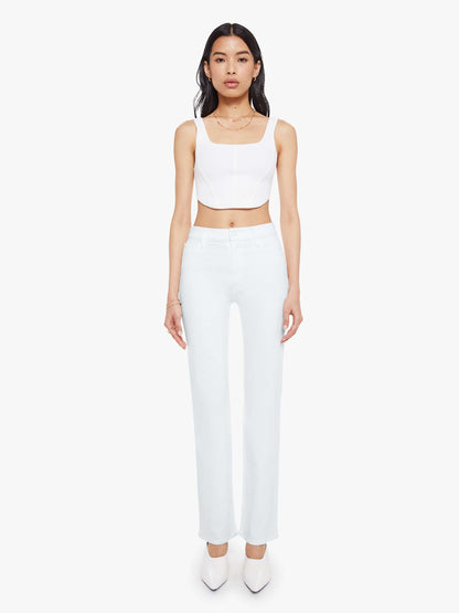 Mother Denim The Kick It White