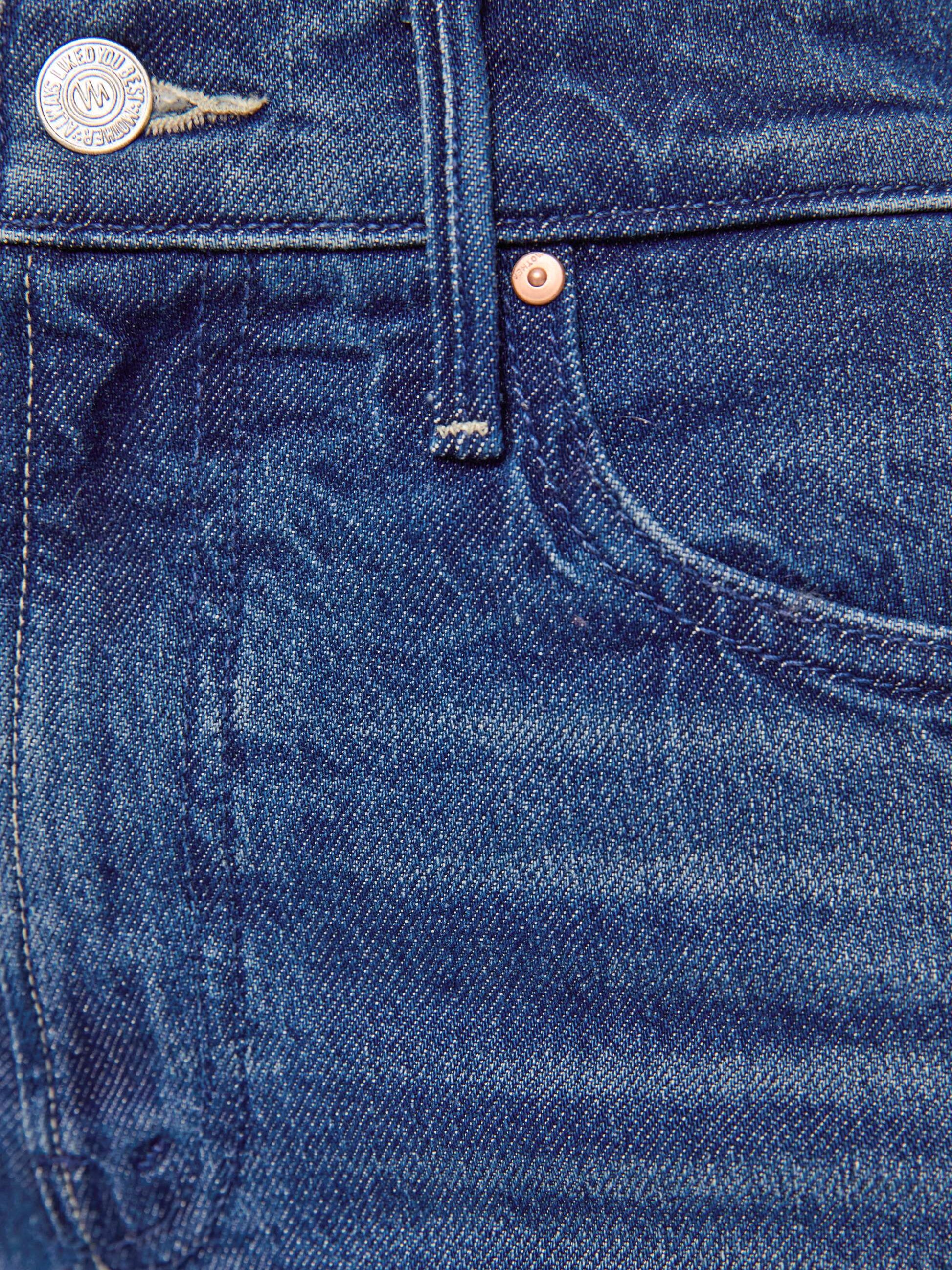 Mother Denim PETITES The Lil Kick It Blue (Navy)
