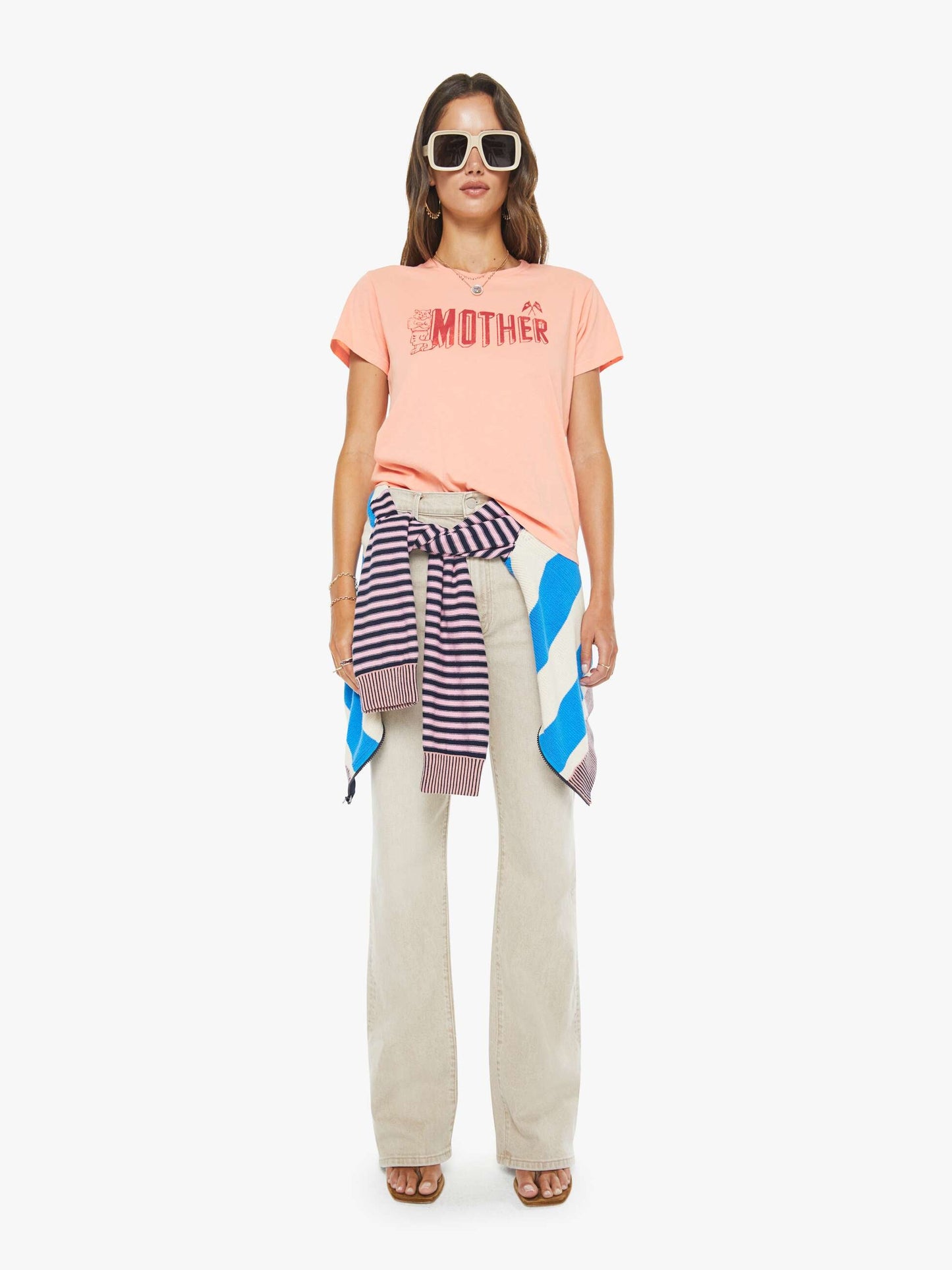 Mother Denim The Dodger Sneak Caramel