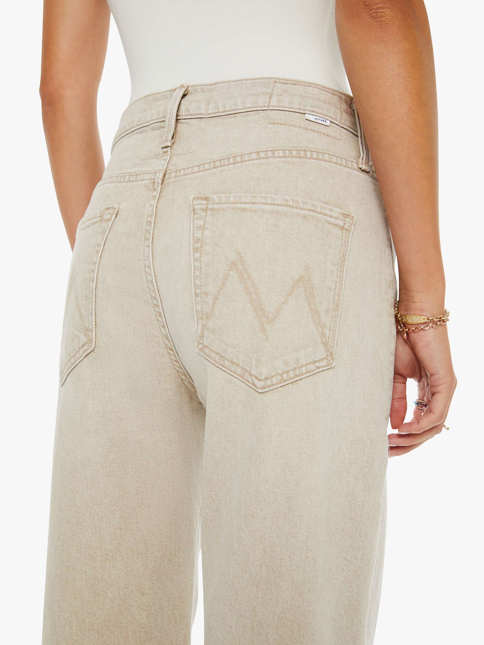 Mother Denim The Dodger Sneak Caramel