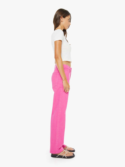 Mother Denim The Newbie Skimp Shocking Pink