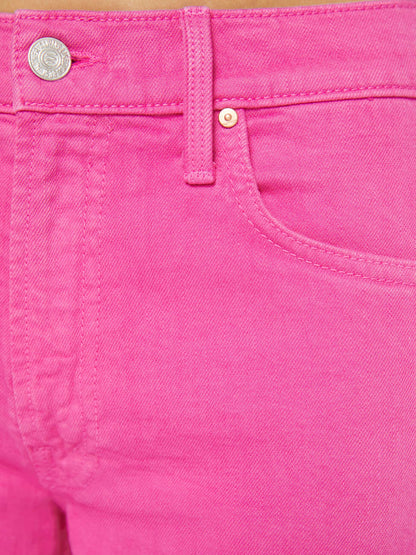 Mother Denim The Newbie Skimp Shocking Pink