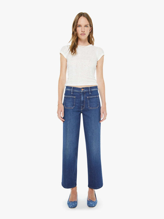Mother Denim The Patch Pocket Mid Rise Maven Ankle Cocktail Hour