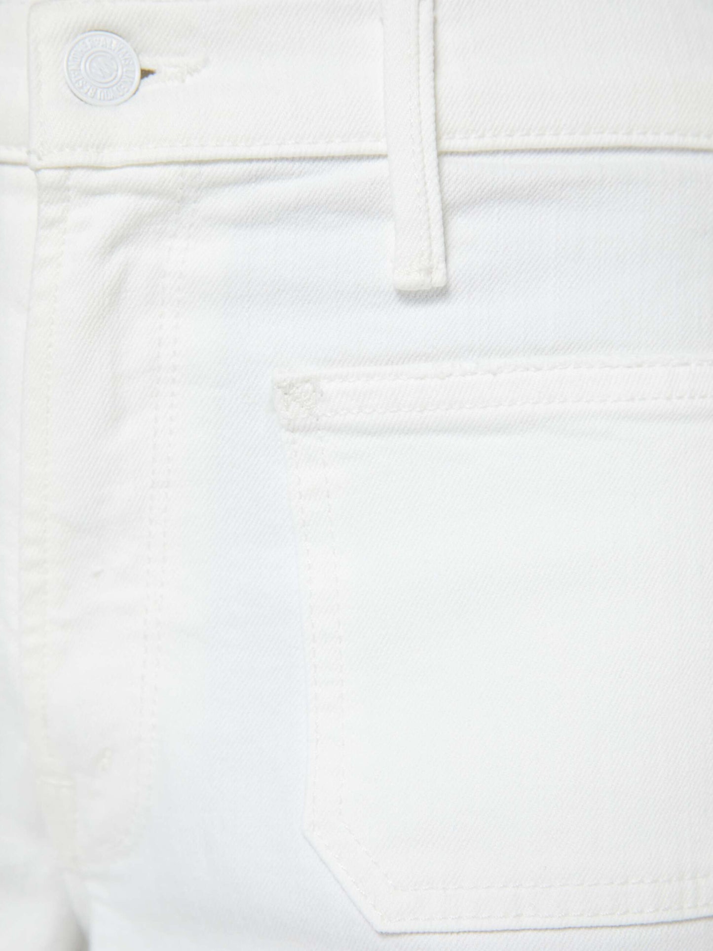 Mother Denim The Patch Pocket Mid Rise Maven Ankle Totally Innocent