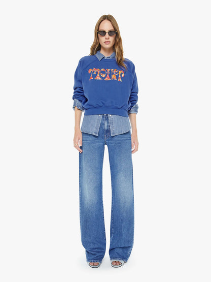 Mother Denim The Mid Rise Lasso Heel Knick Knack Paddy Whack