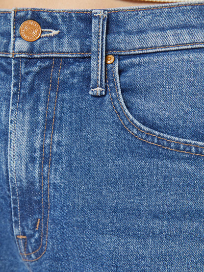 Mother Denim The Mid Rise Lasso Heel Knick Knack Paddy Whack