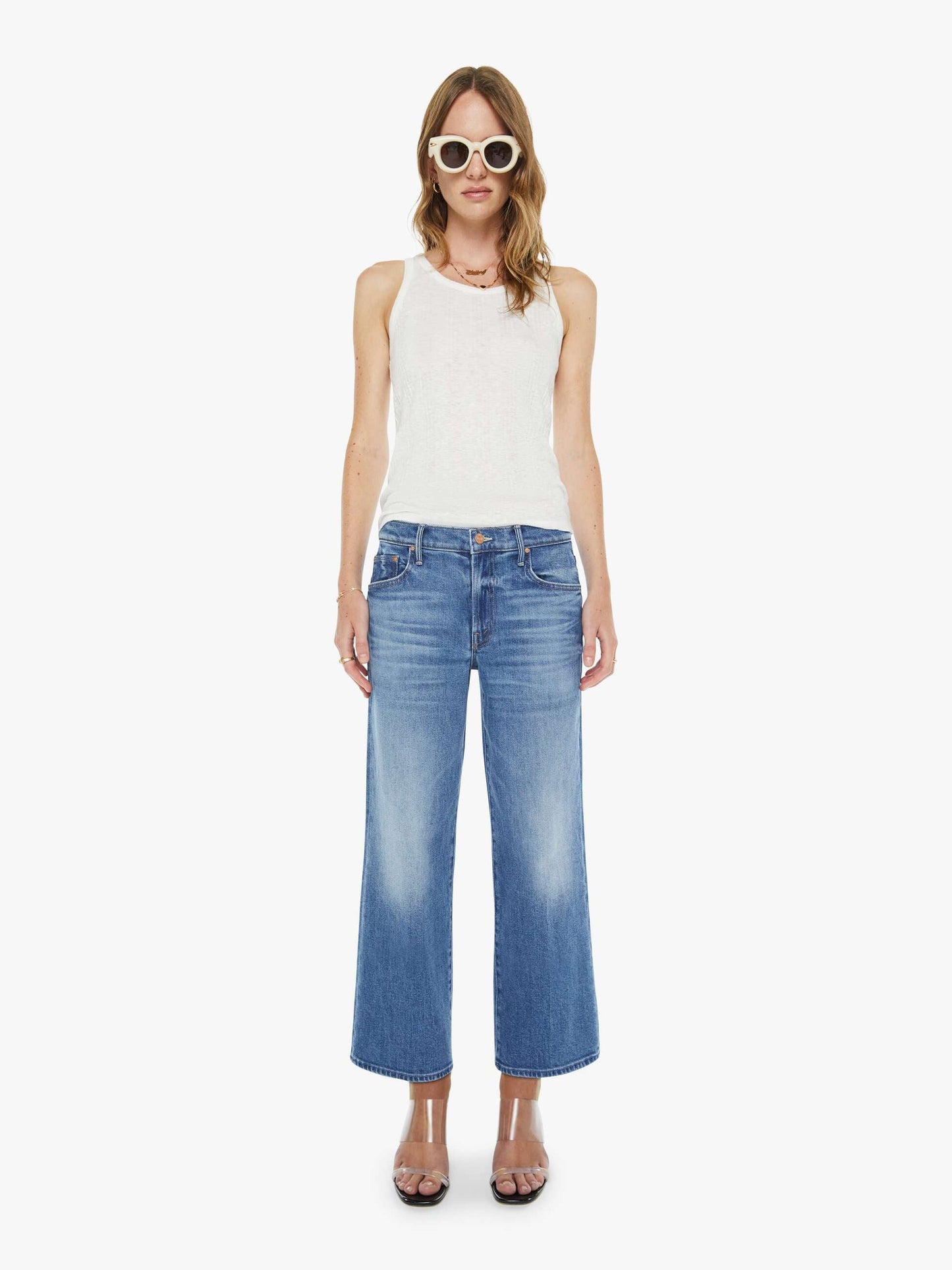 Mother Denim The Mid Rise Maven Ankle All Your Eggs In One Basket