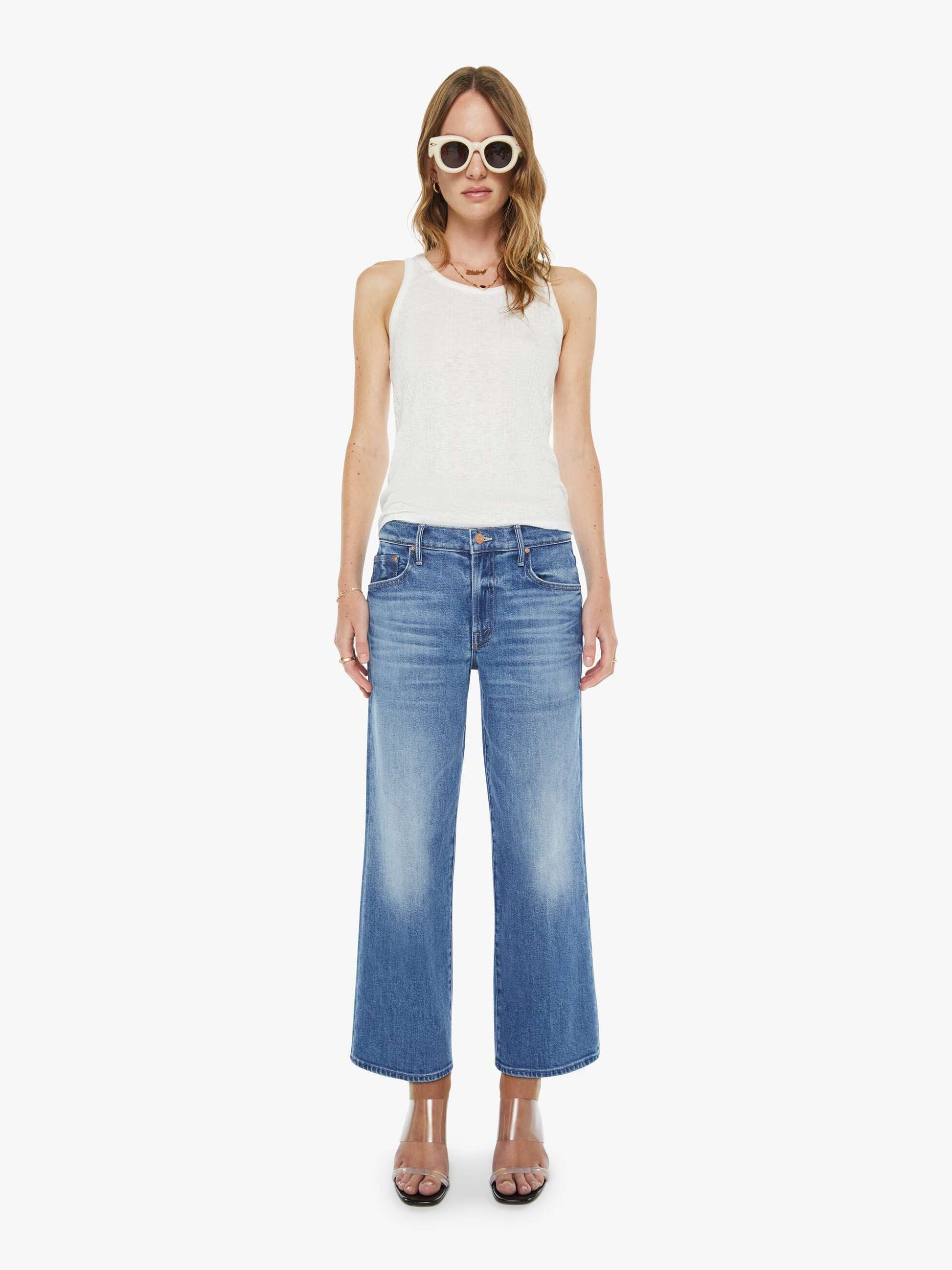 Mother Denim The Mid Rise Maven Ankle All Your Eggs In One Basket