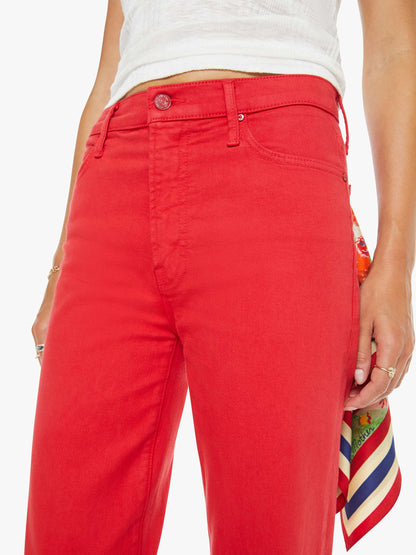 Mother Denim The Kick It Tango Red