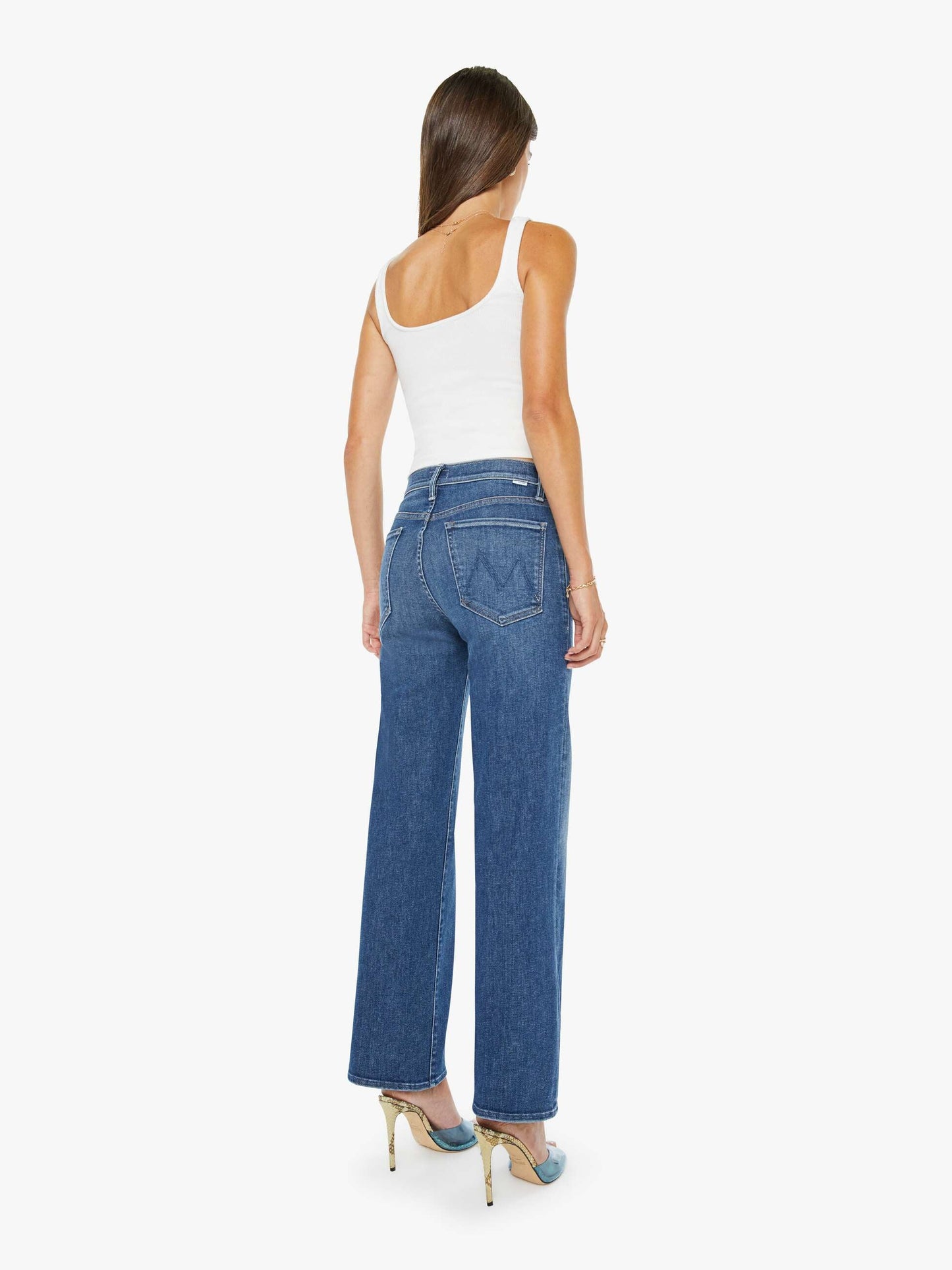 Mother Denim The Mid Rise Rambler Zip Ankle Catch My Drift