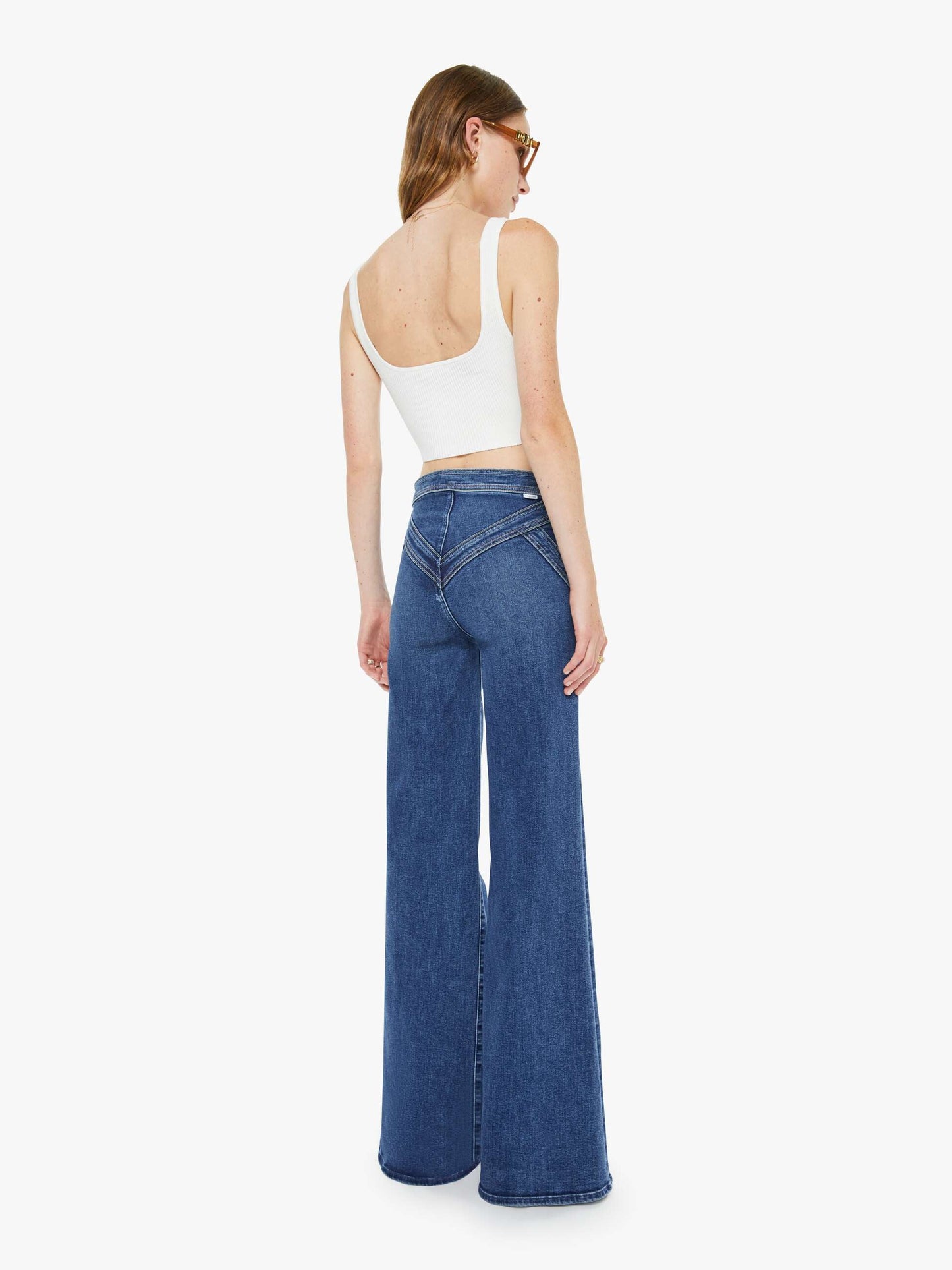 Mother Denim The Criss Cross Roller Heel Prized Possession
