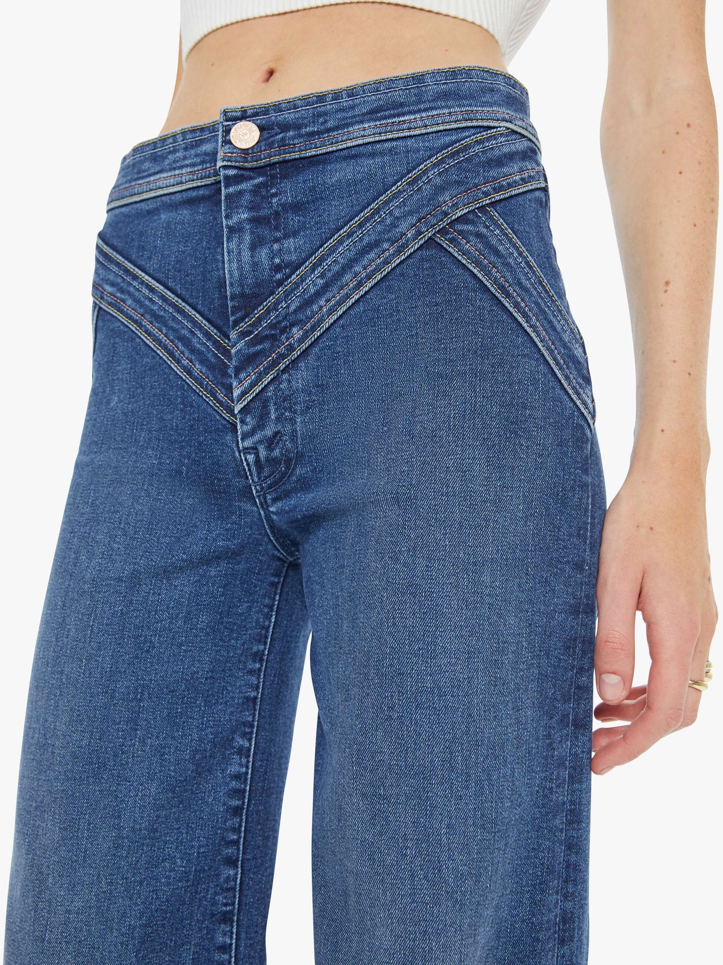 Mother Denim The Criss Cross Roller Heel Prized Possession