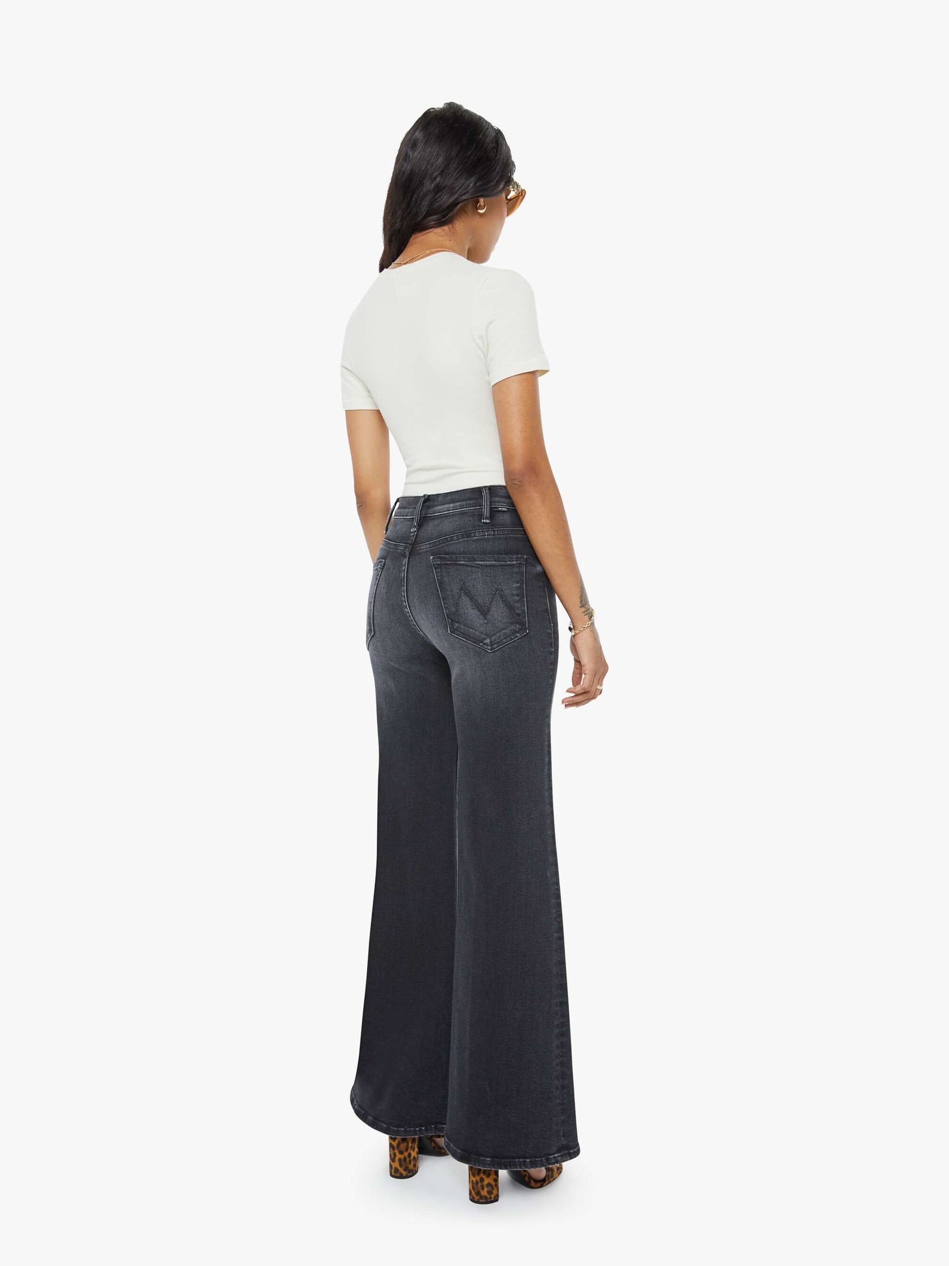 Mother Denim PETITES The Lil Hustler Roller Sneak Not Today Satan