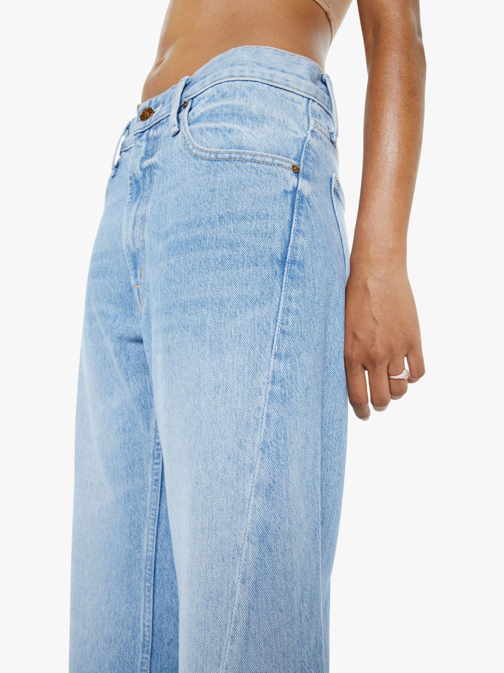 Mother Denim PETITES The Lil Lemon Twist Sneak Munchies