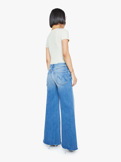 Mother Denim PETITES The Lil Roller Fray Blue (Medium)