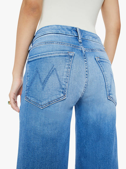 Mother Denim PETITES The Lil Roller Fray Blue (Medium)