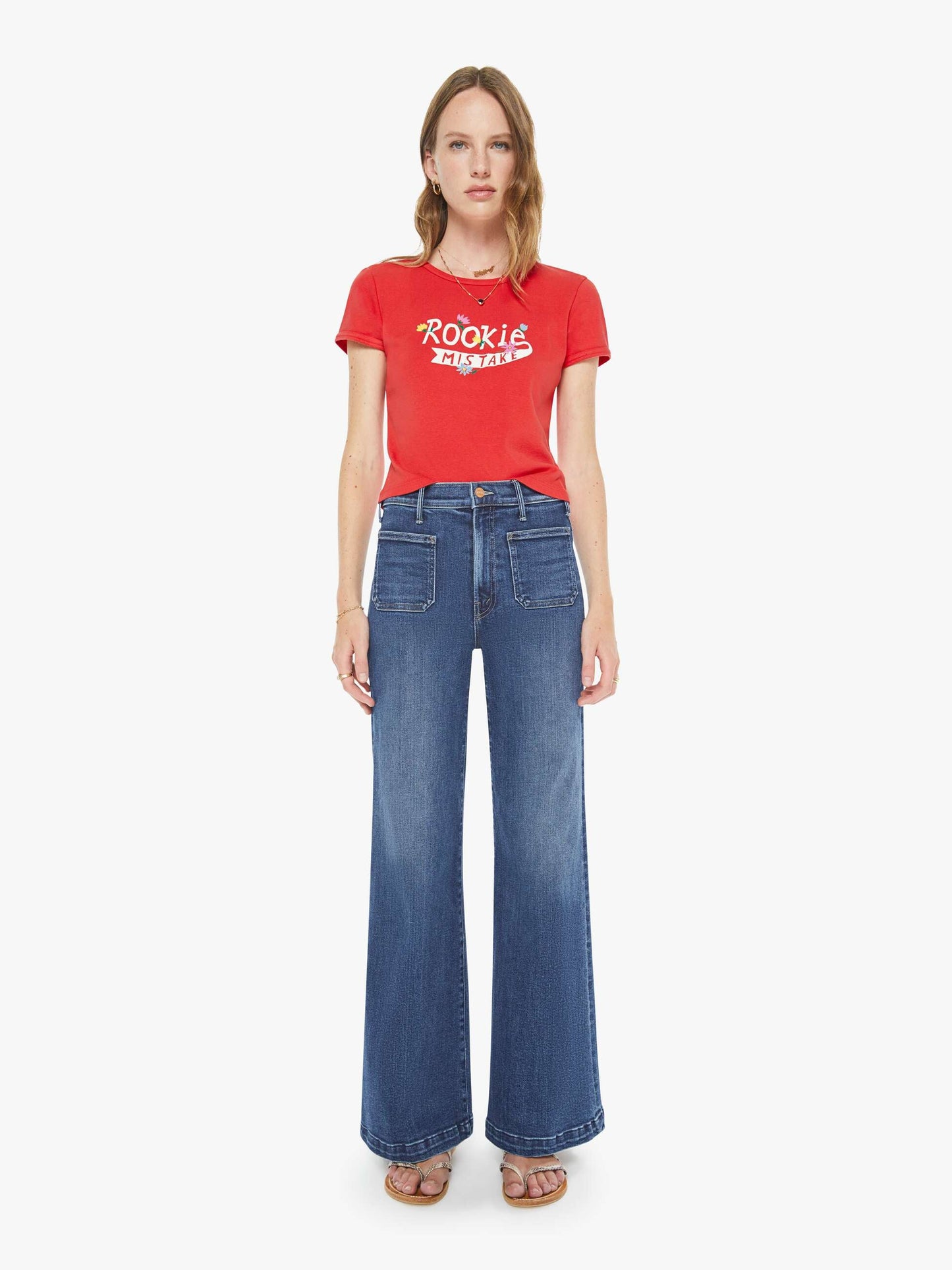 Mother Denim The Hustler Roller Patch Pocket Skimp One Last Shot