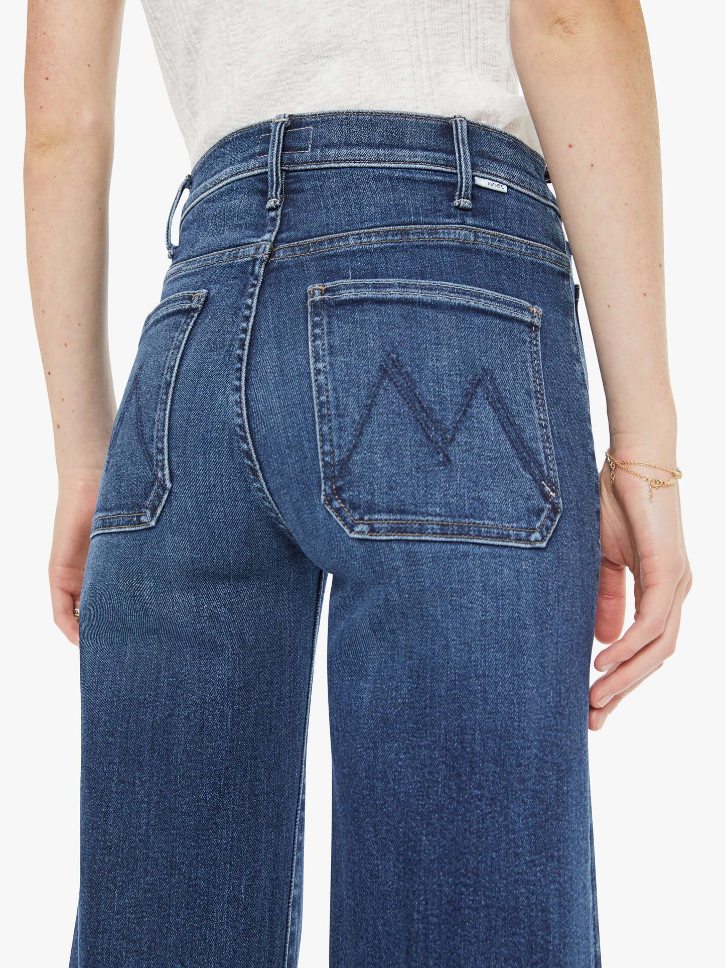 Mother Denim The Hustler Roller Patch Pocket Skimp One Last Shot