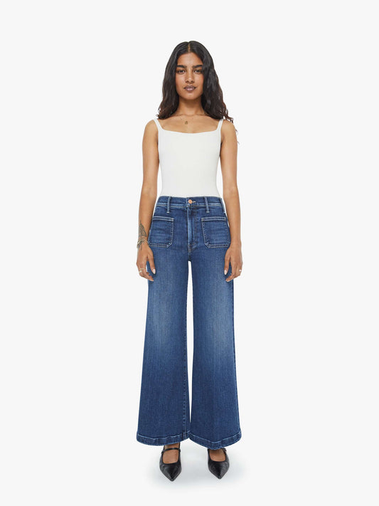 Mother Denim PETITES The Lil Hustler Roller Patch Pocket Skimp One Last Shot